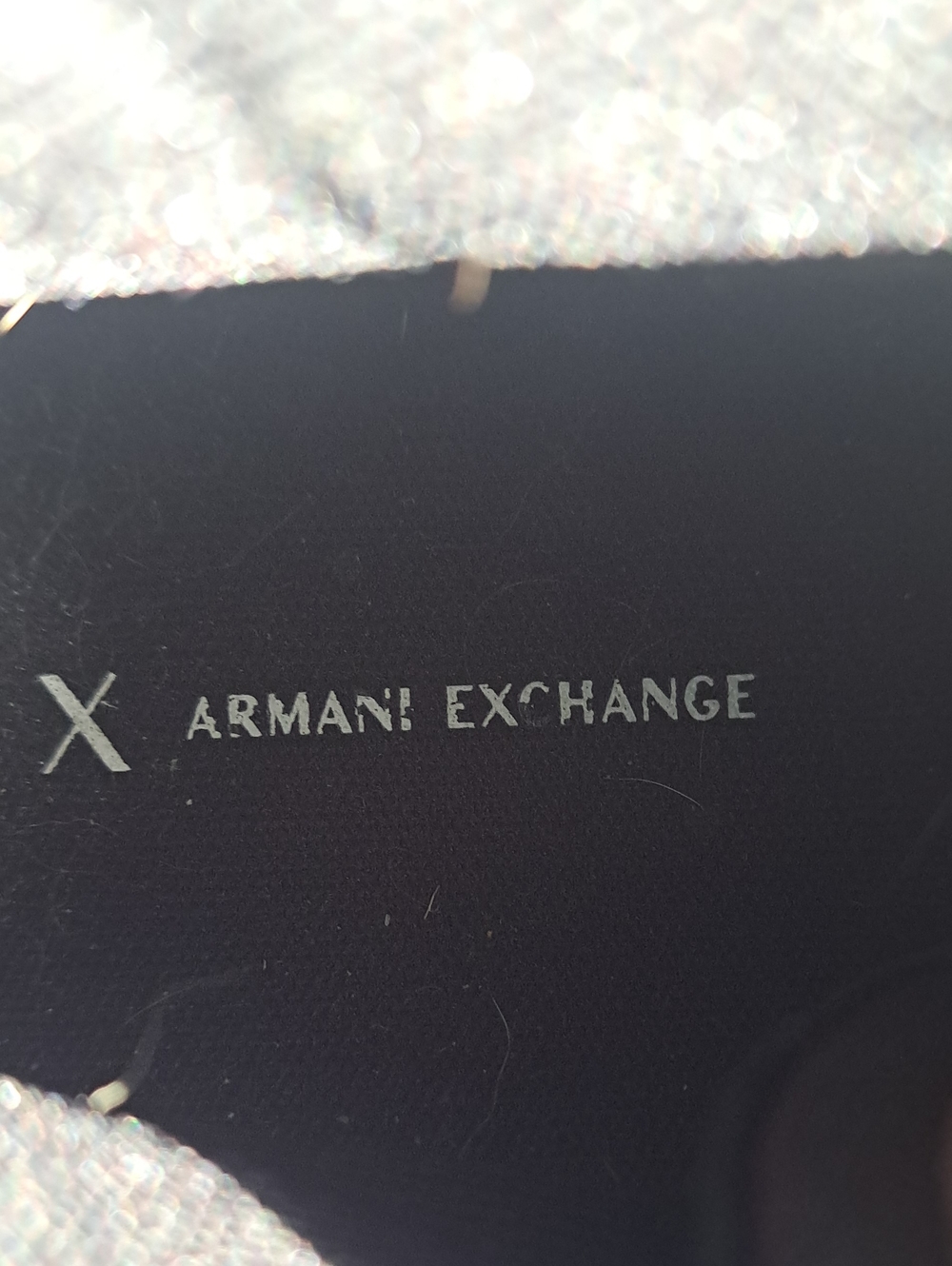 Giorgio Armani Black Velvet Sneakers - Picture 7 of 8